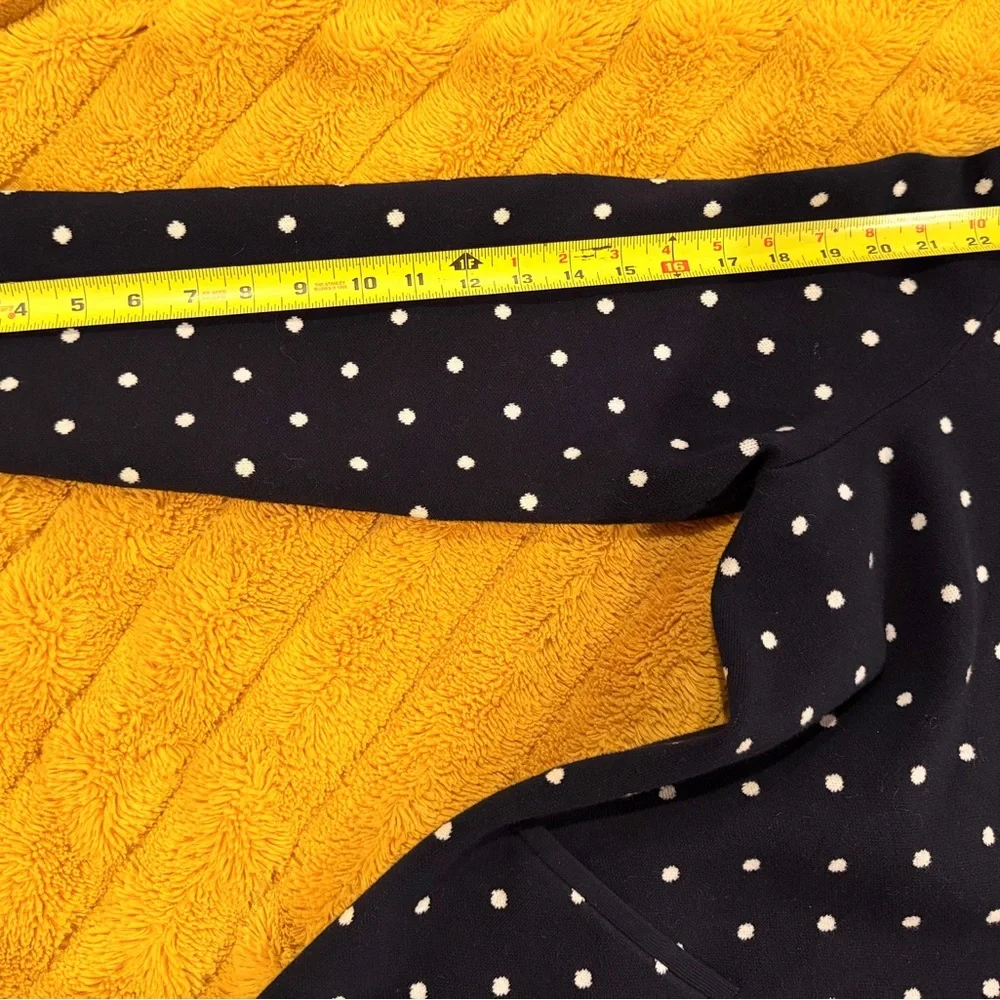 Navy Polka Dot Women's Blazer - Picture 9 of 9